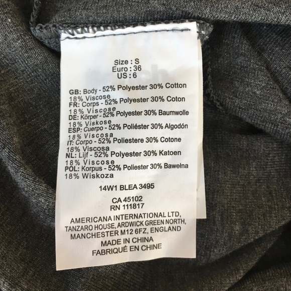 Bench Funnel Neck Long Sleeve Top w/Thumbholes S - Picture 7 of 7